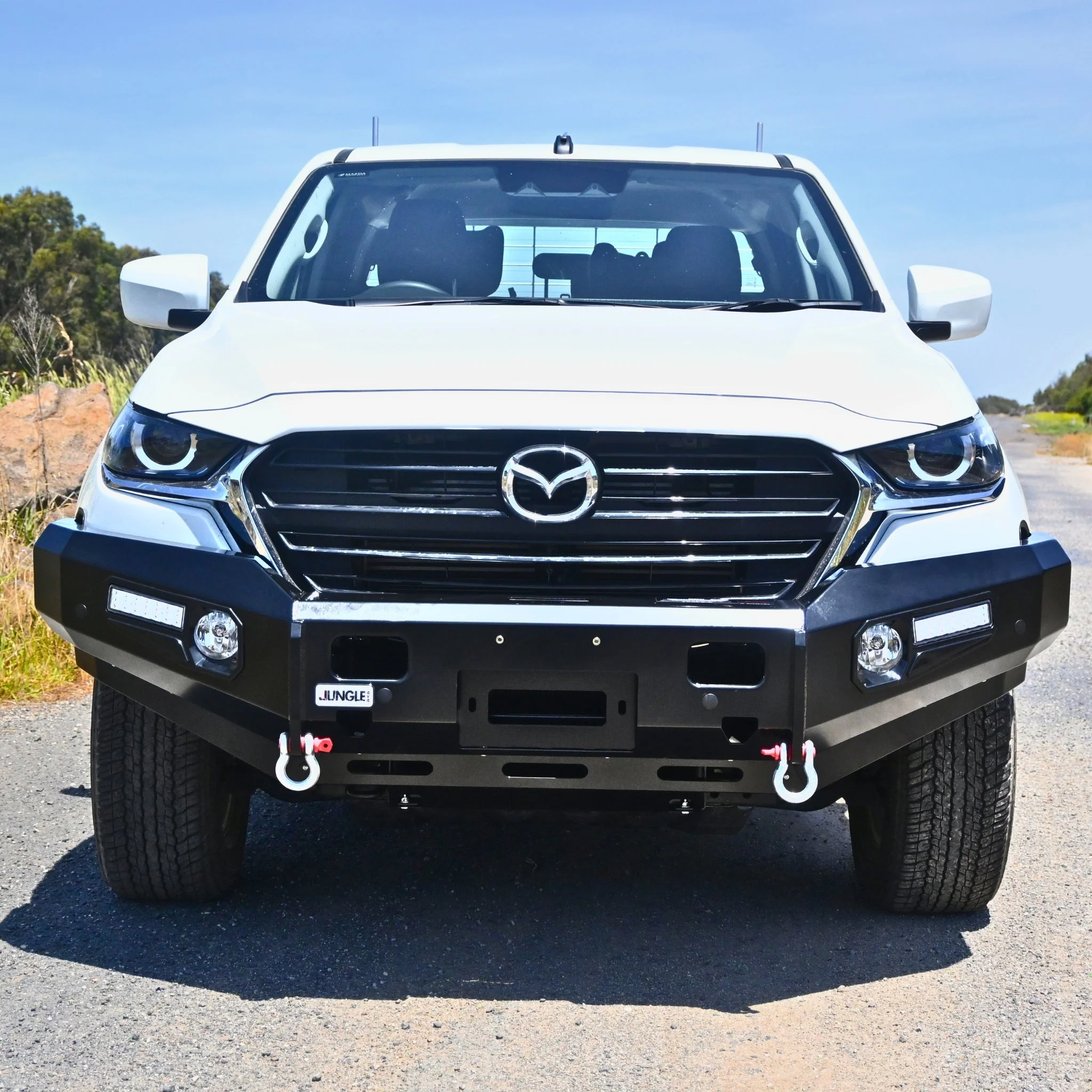 Mazda BT-50 (2020-2024) Jungle 4x4 Commercial Bull Bar - Image 6