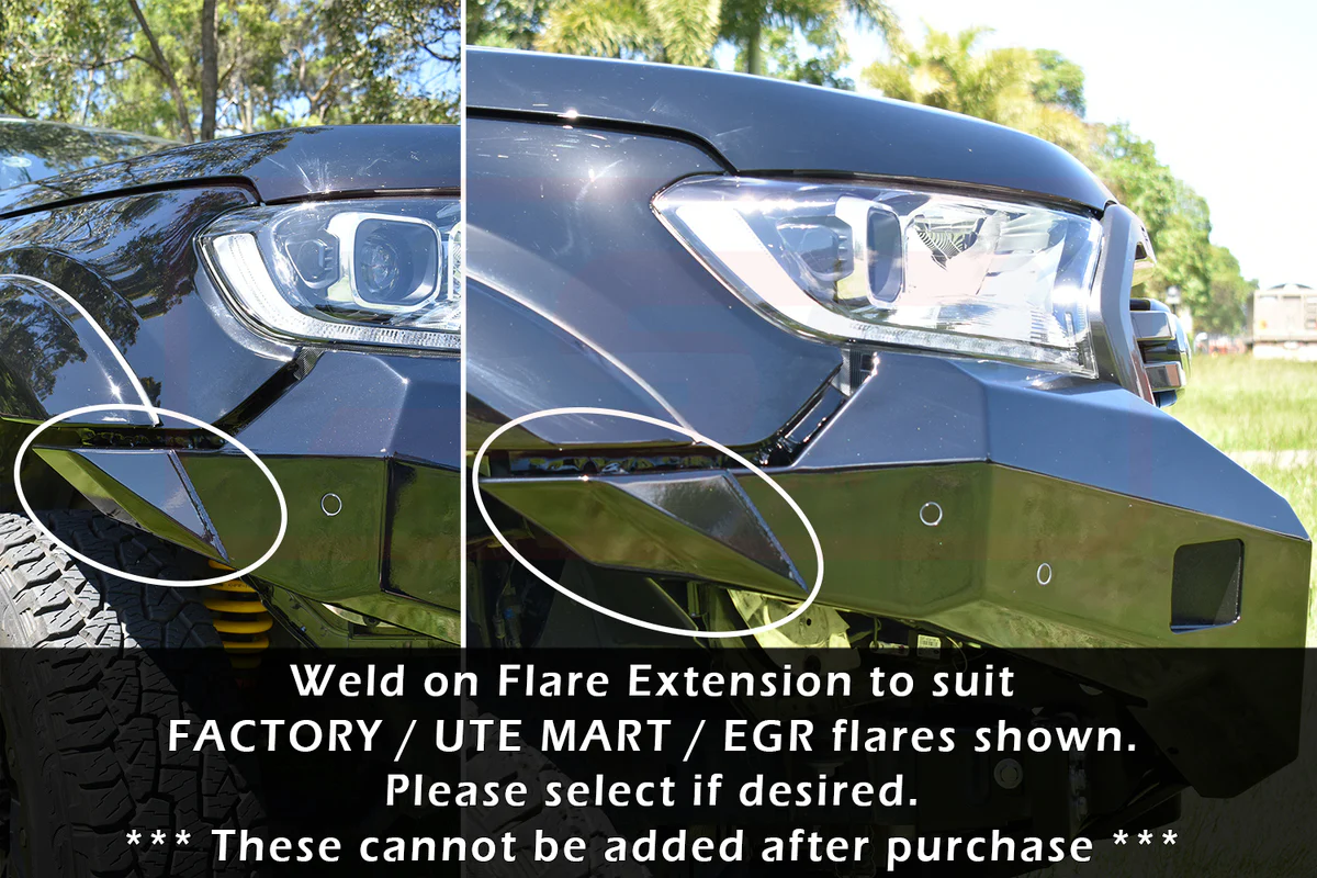 Ford RANGER (10/2011 - 7/2018) PX MK1 - PX MK2 PX MK2 8/2015-7/2018 Ambush Sheet Metal Hoop Bullbar - Image 4