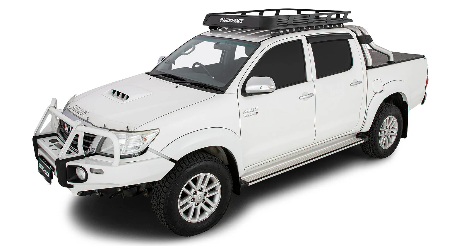 Toyota Hilux (2005-2015) Rhino-Rack Backbone & Pioneer Platform Tray Tradie Rack - Image 3